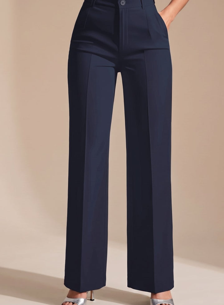 Beatrice | Women's High-Waist Wide-Leg Trousers