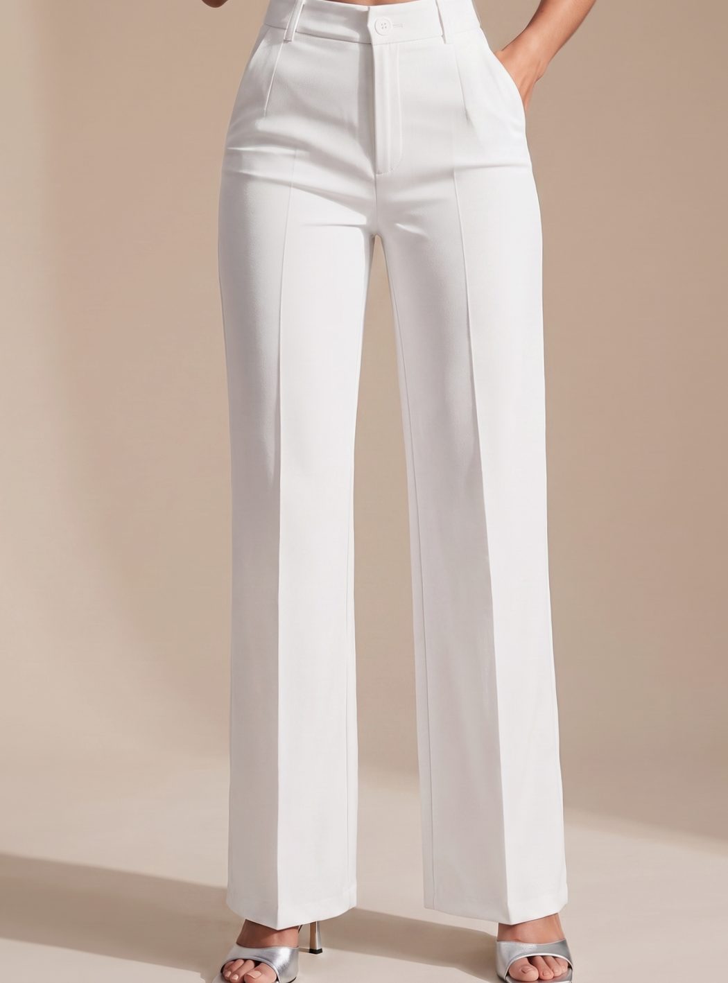 Beatrice | Women's High-Waist Wide-Leg Trousers