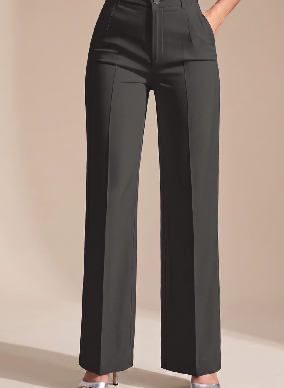 Beatrice | Women's High-Waist Wide-Leg Trousers