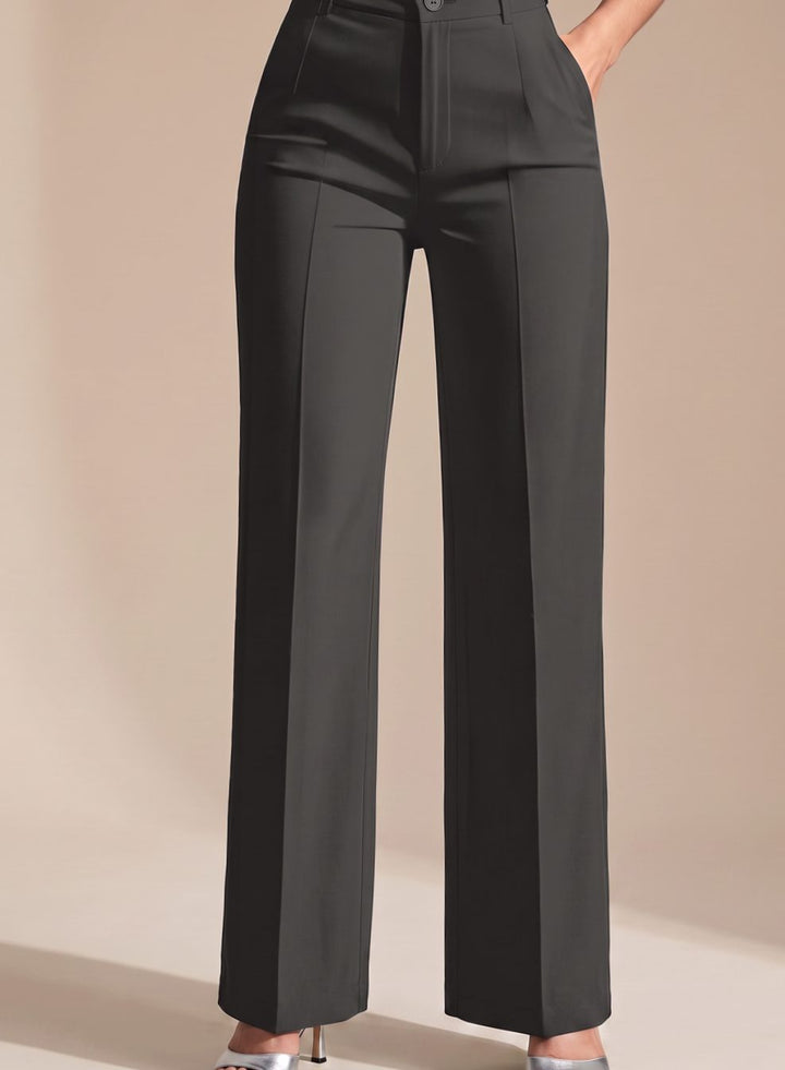 Beatrice | Women's High-Waist Wide-Leg Trousers