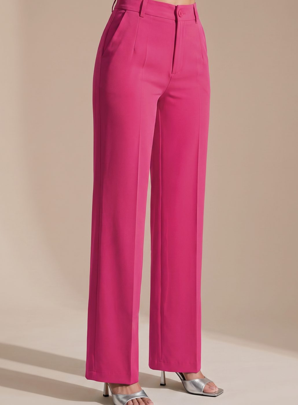 Beatrice | Women's High-Waist Wide-Leg Trousers