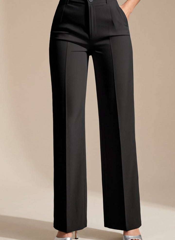 Beatrice | Women's High-Waist Wide-Leg Trousers