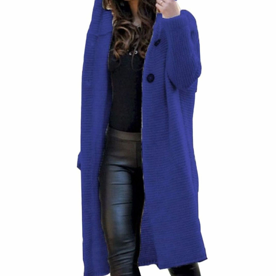 Maisie | Women's Hooded Maxi Knit Cardigan
