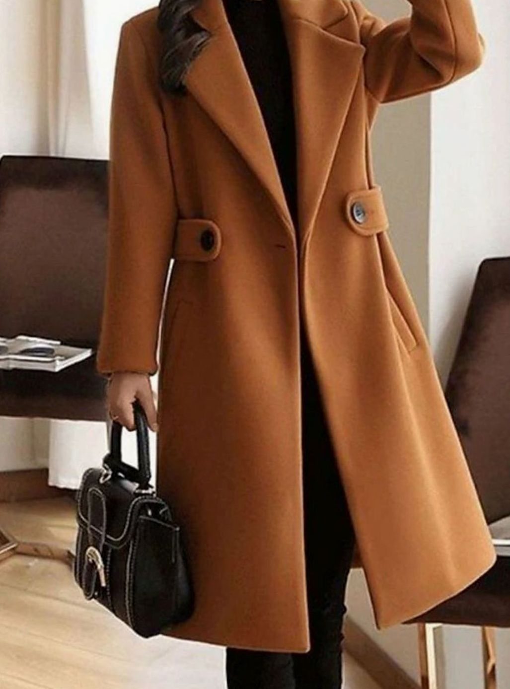 Laura | Women's Long Belted Tailored Coat