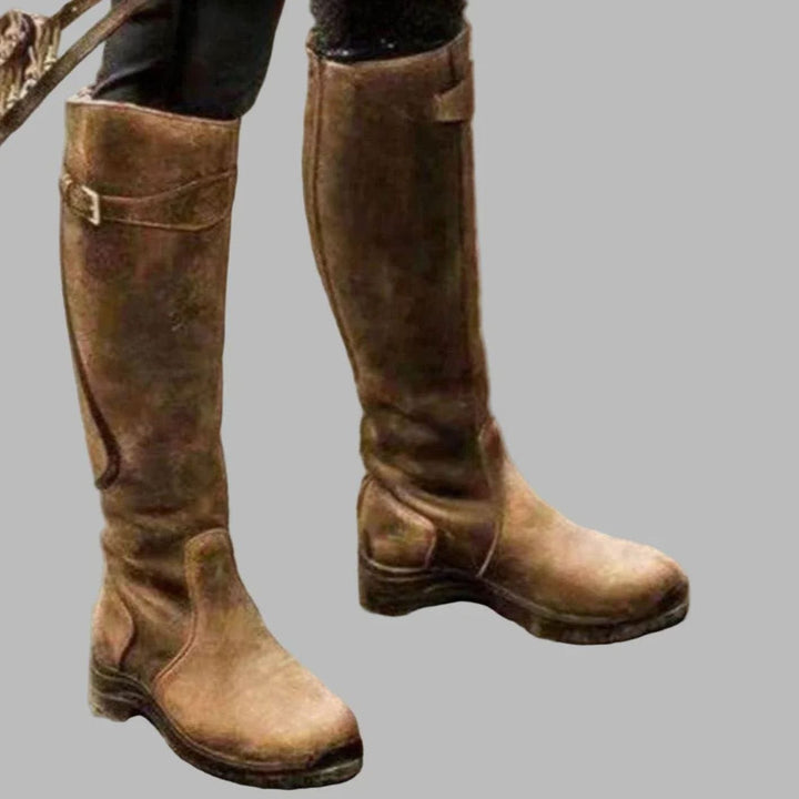 Alice | Women's Orthopaedic Leather Knee-High Boots