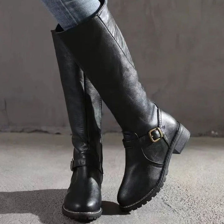 Lily | Women's Orthopaedic Leather Knee-High Boots