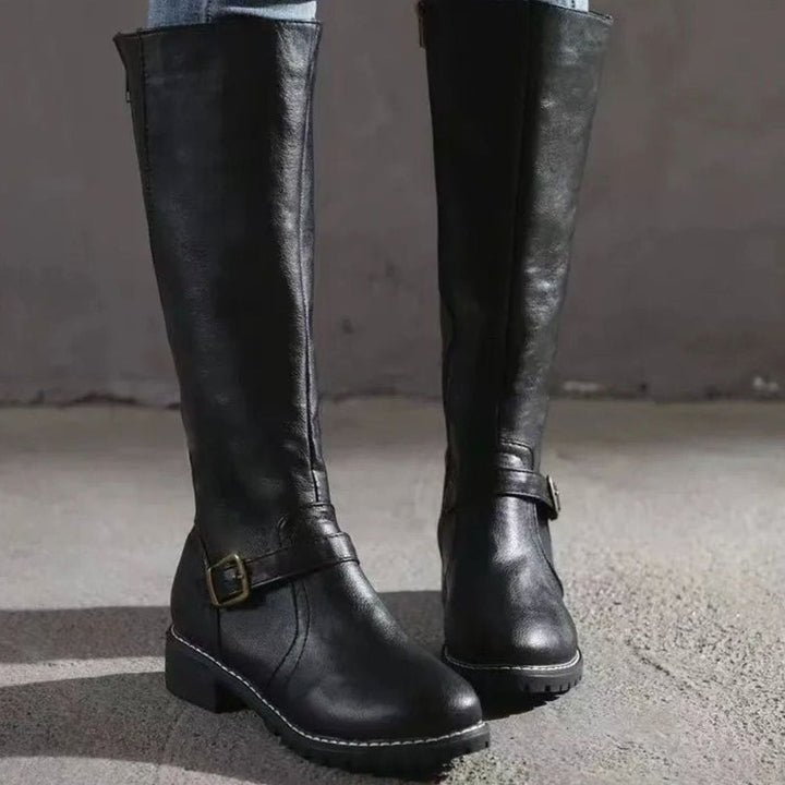 Lily | Women's Orthopaedic Leather Knee-High Boots