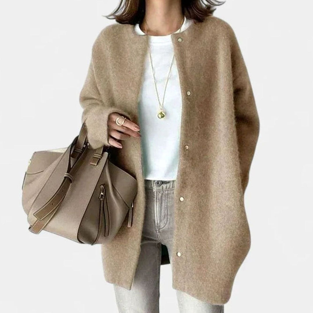Ida | Women's Oversized Button Front Knit Cardigan