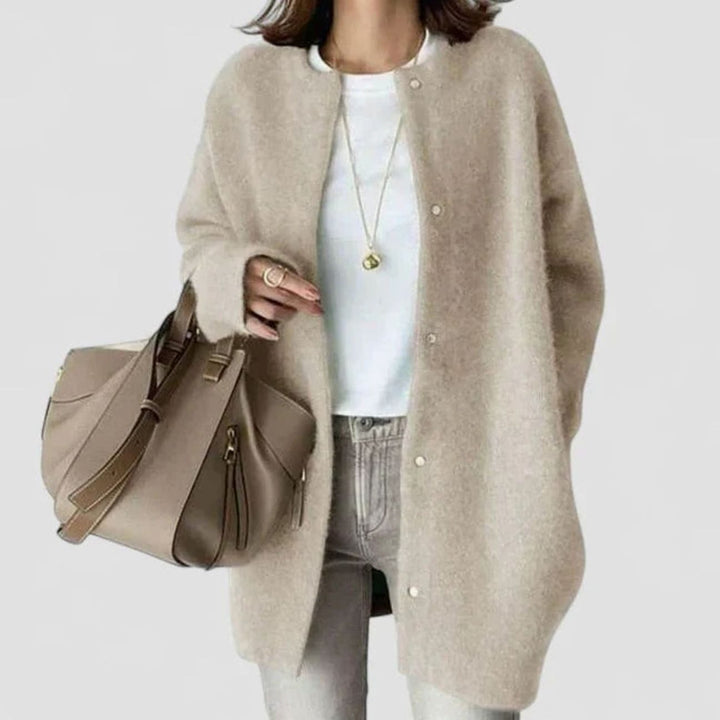 Ida | Women's Oversized Button Front Knit Cardigan