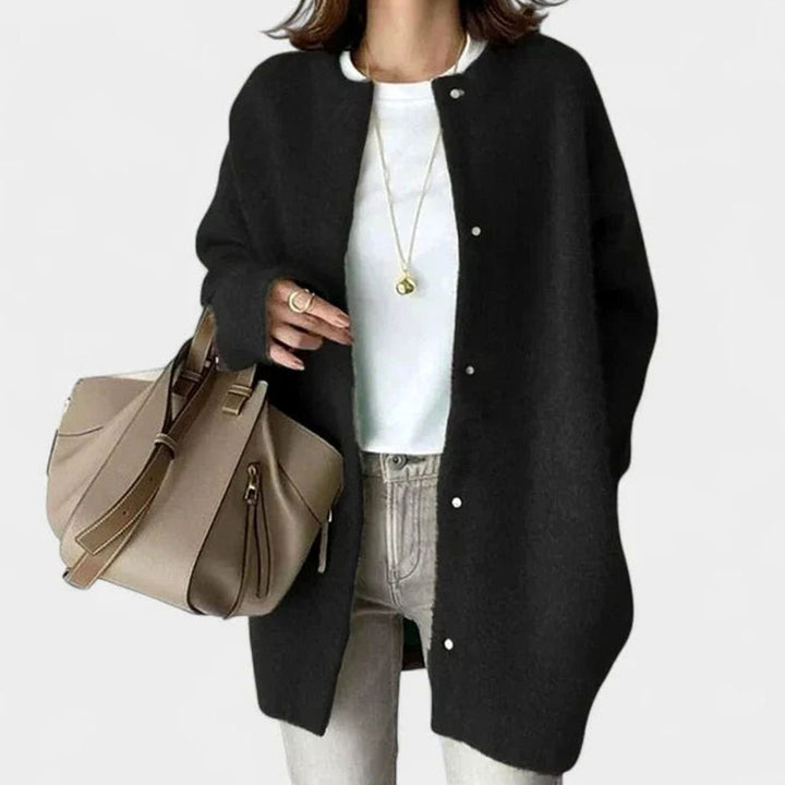 Ida | Women's Oversized Button Front Knit Cardigan