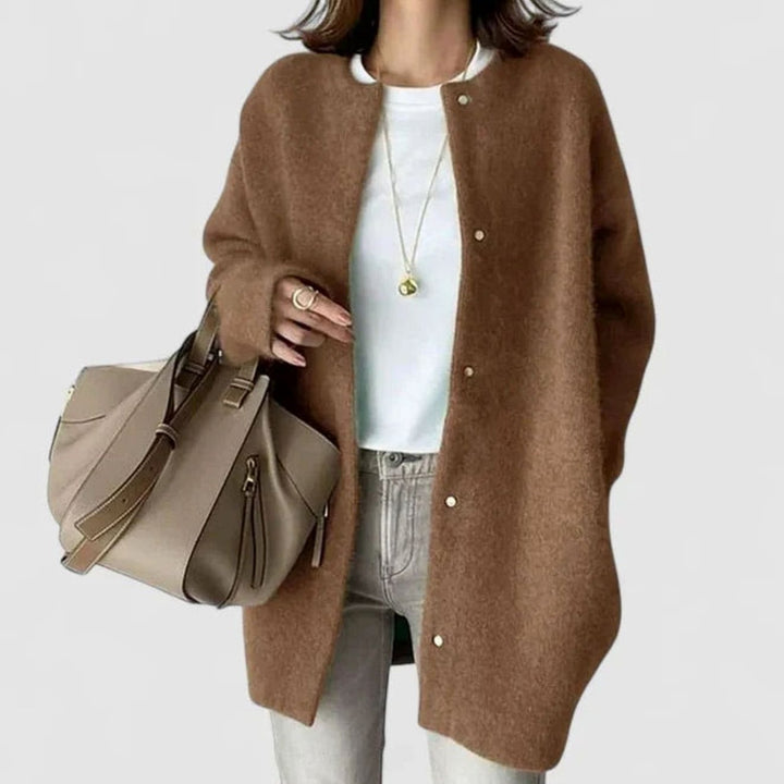Ida | Women's Oversized Button Front Knit Cardigan
