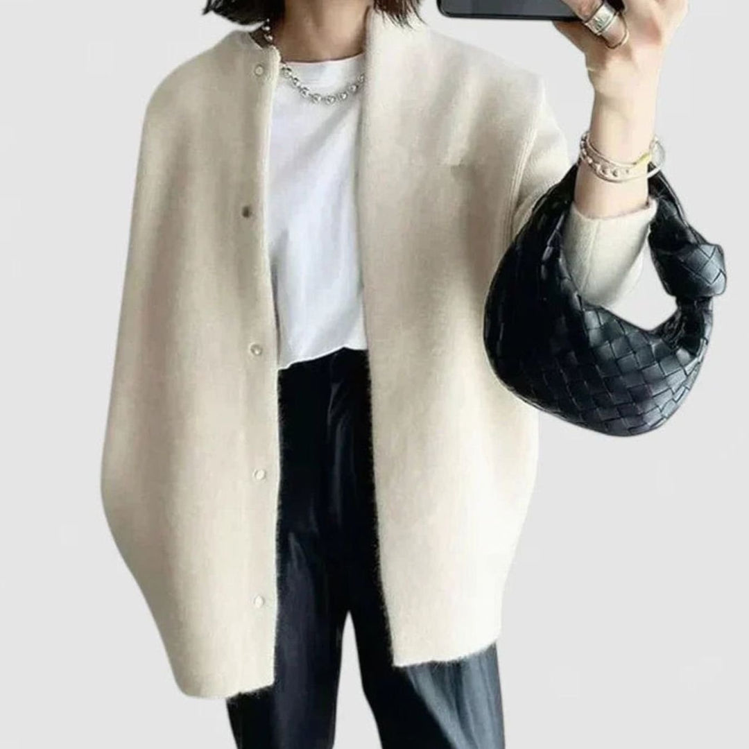 Ida | Women's Oversized Button Front Knit Cardigan