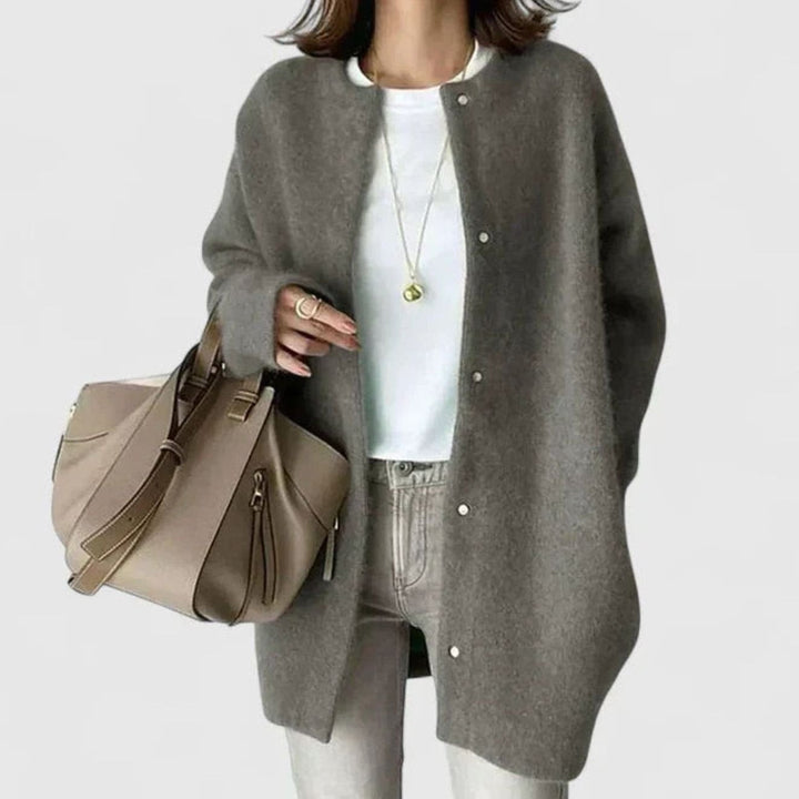 Ida | Women's Oversized Button Front Knit Cardigan