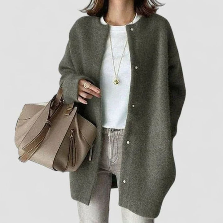 Ida | Women's Oversized Button Front Knit Cardigan