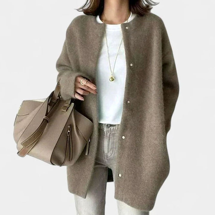 Ida | Women's Oversized Button Front Knit Cardigan