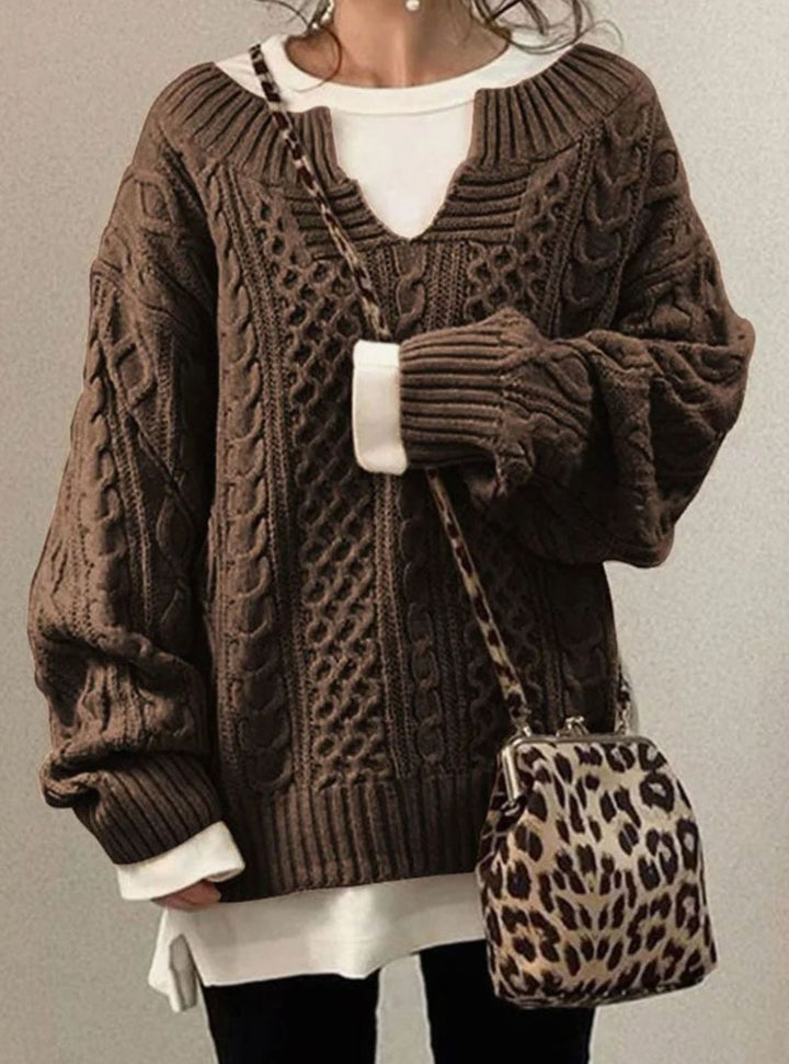 Lola | Women's Oversized Cable Knit Jumper