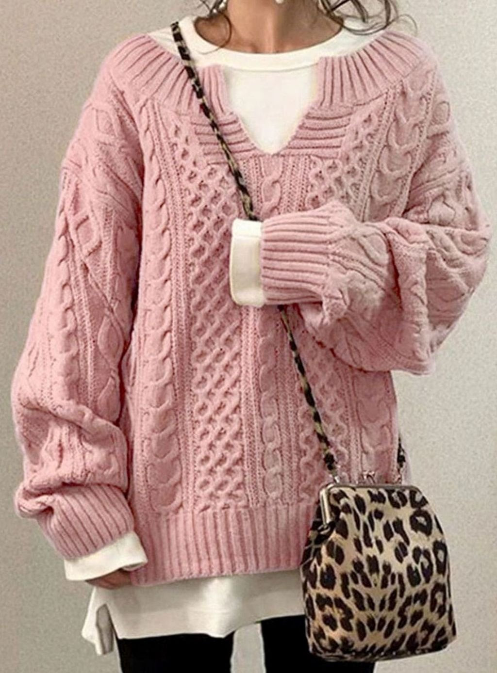 Lola | Women's Oversized Cable Knit Jumper