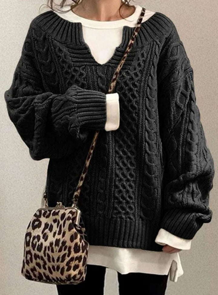 Lola | Women's Oversized Cable Knit Jumper