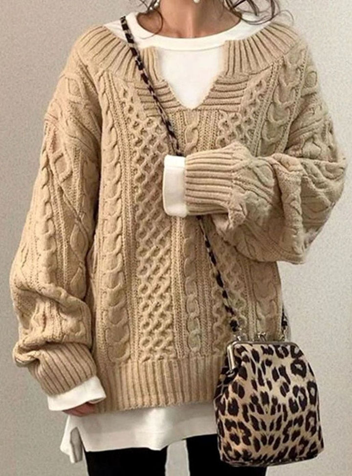 Lola | Women's Oversized Cable Knit Jumper