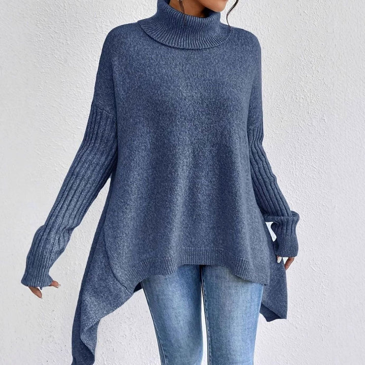 Mairi | Women's Oversized Cashmere-Blend Roll Neck Jumper