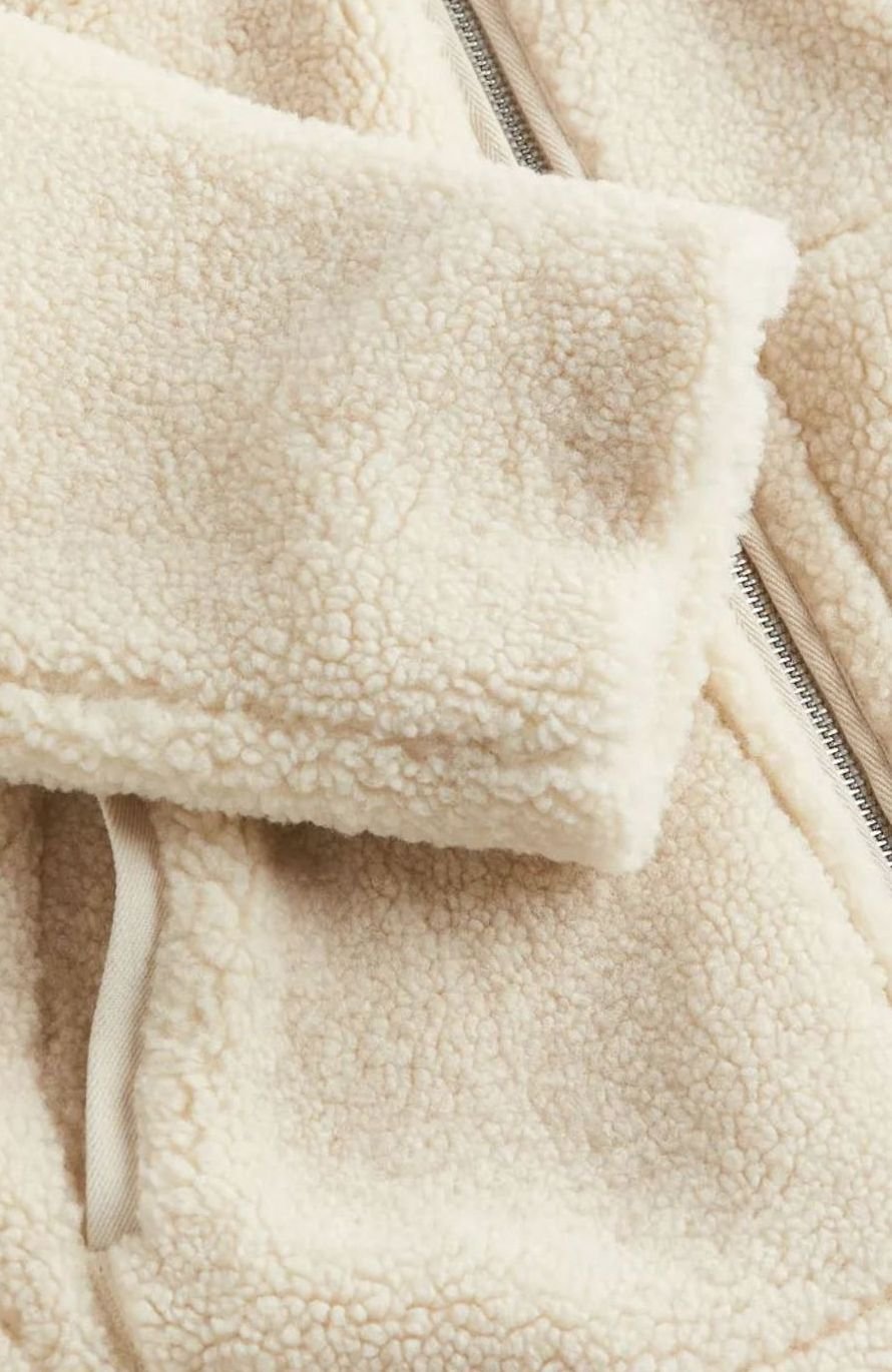 Elvira | Women's Relaxed Fit Teddy Fleece Zip-Up Jacket