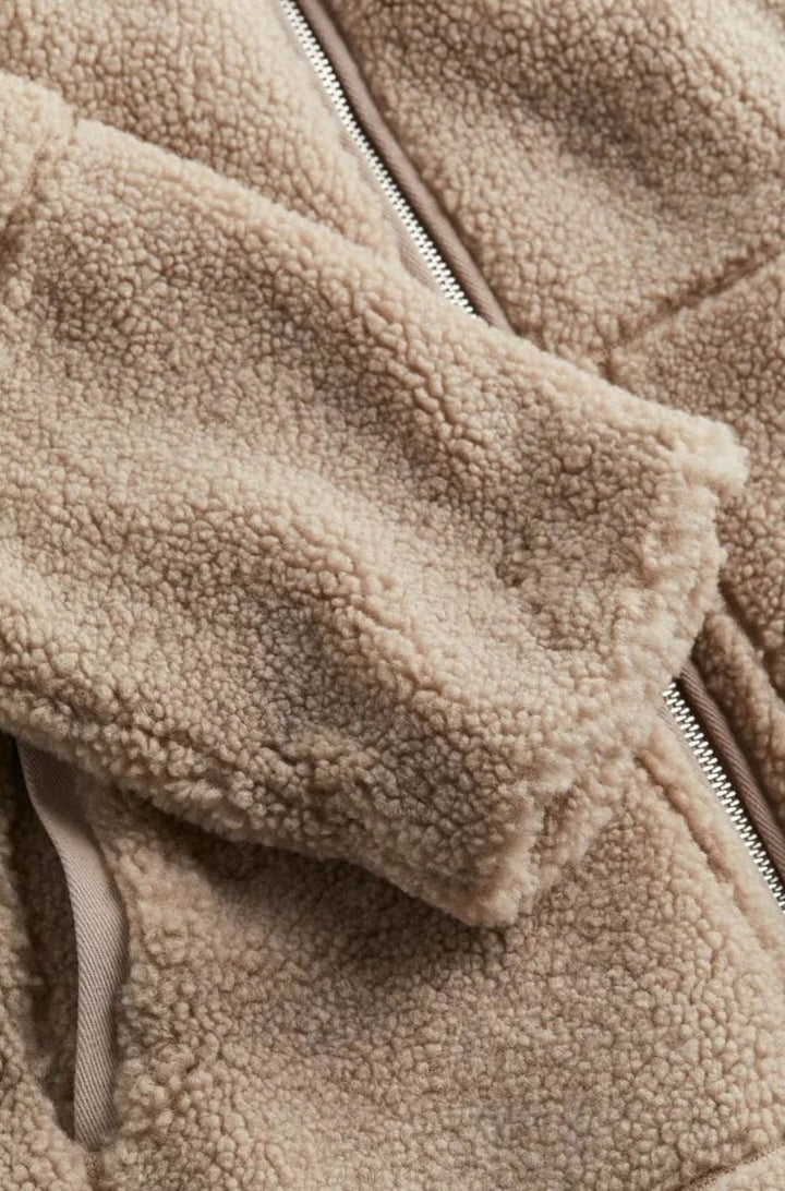 Elvira | Women's Relaxed Fit Teddy Fleece Zip-Up Jacket