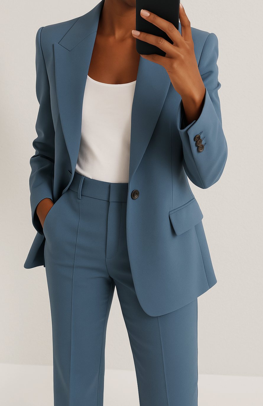 Georgia | Women's Tailored Blazer and Trouser Suit Set