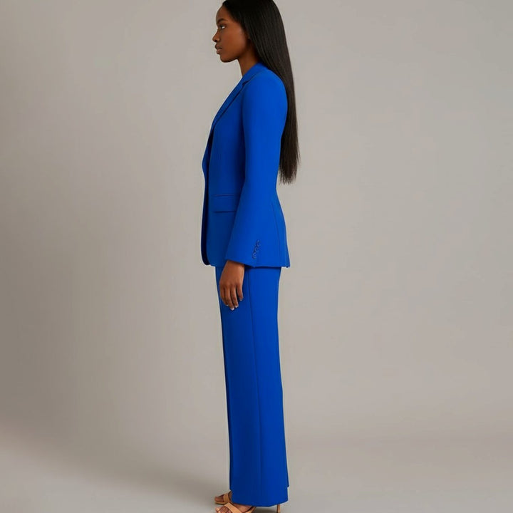 Chloe | Women's Tailored Blazer and Wide-Leg Trouser Suit Set