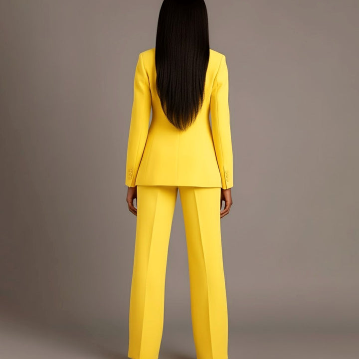 Chloe | Women's Tailored Blazer and Wide-Leg Trouser Suit Set