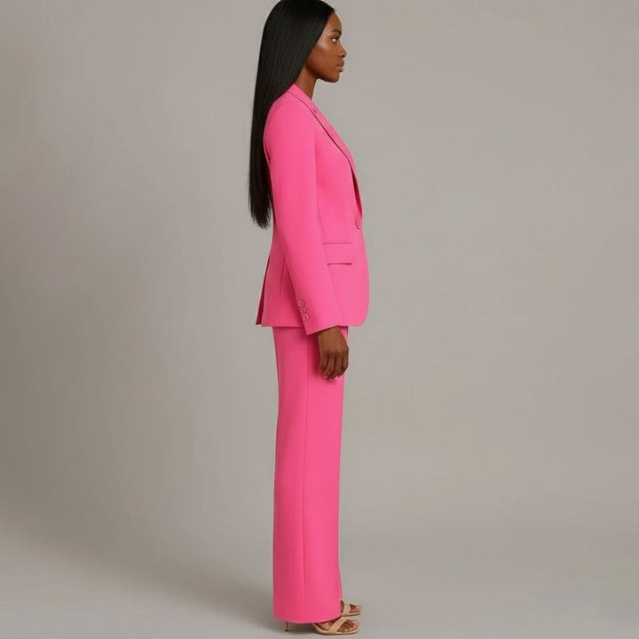Chloe | Women's Tailored Blazer and Wide-Leg Trouser Suit Set