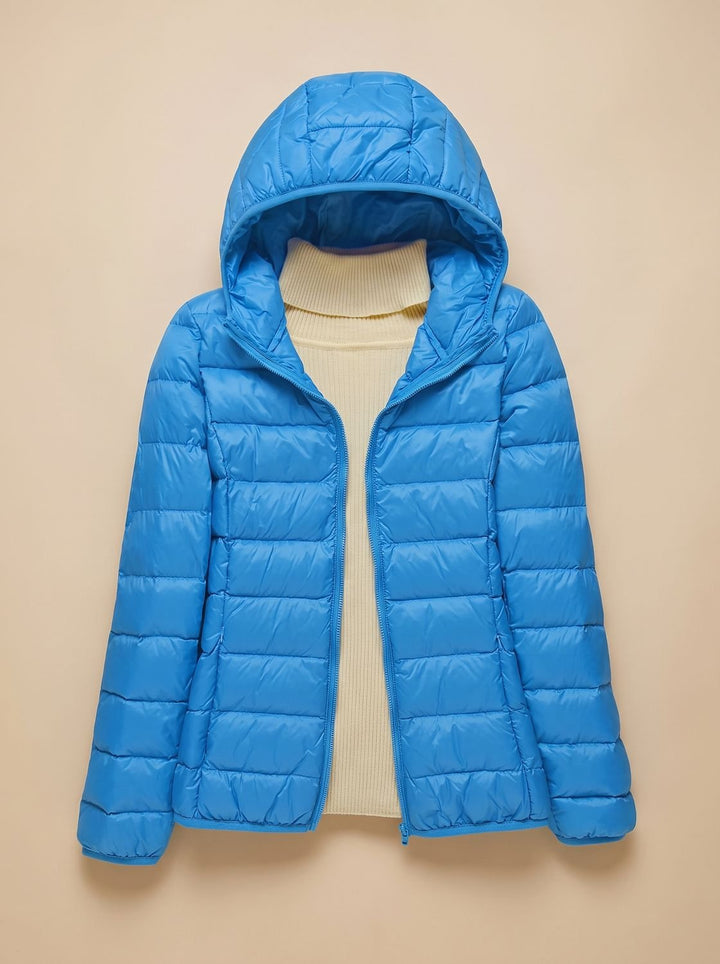 Amber | Women's Lightweight Hooded Puffer Coat