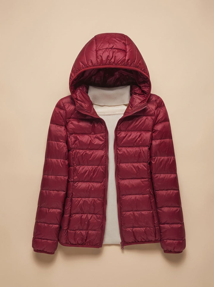 Amber | Women's Lightweight Hooded Puffer Coat