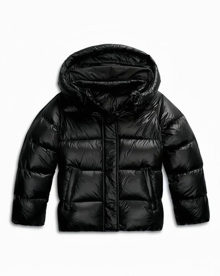Eirlys | Women's Cropped Hooded Quilted Puffer Jacket
